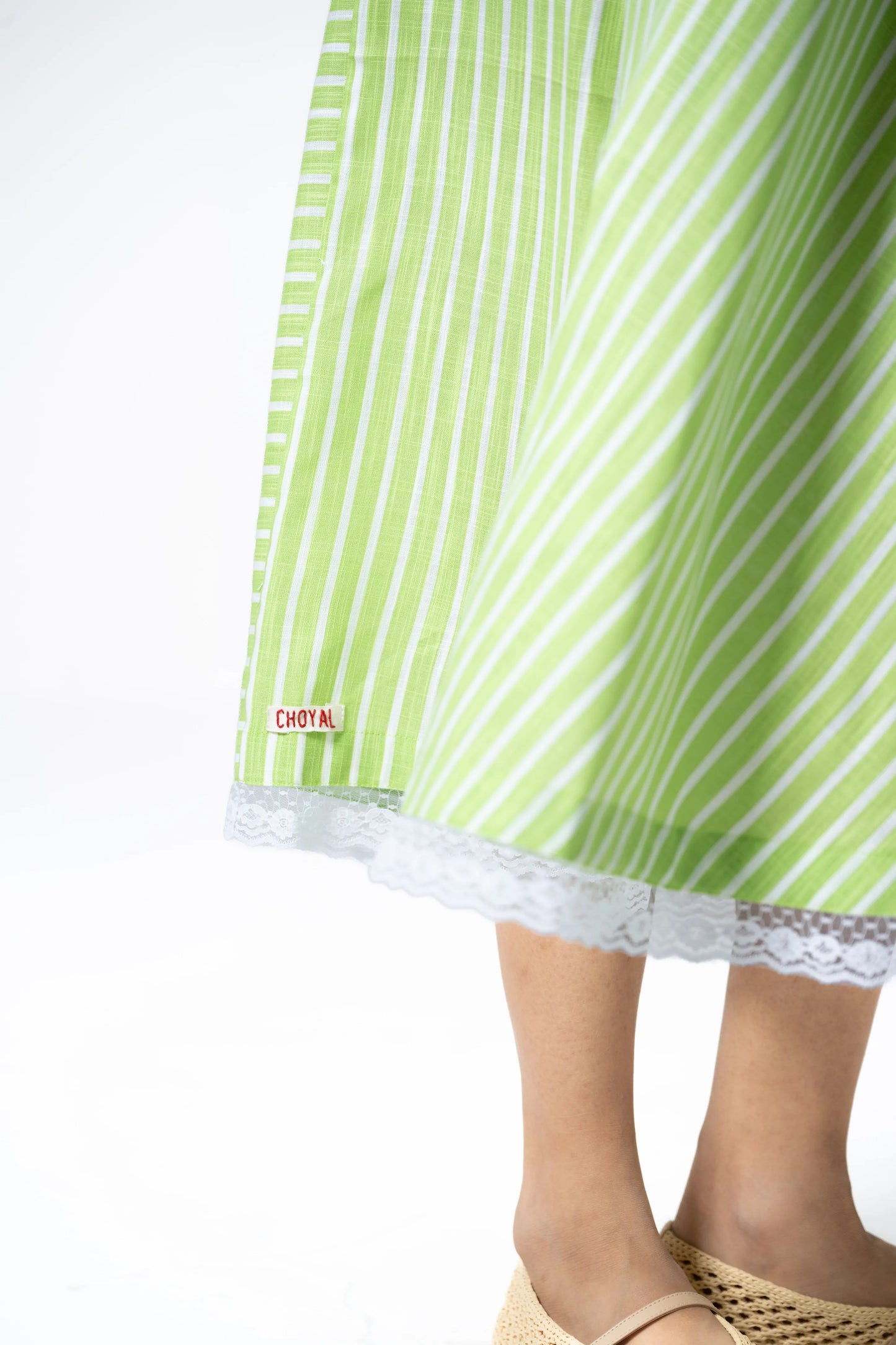 GARDEN STRIPE SKIRT
