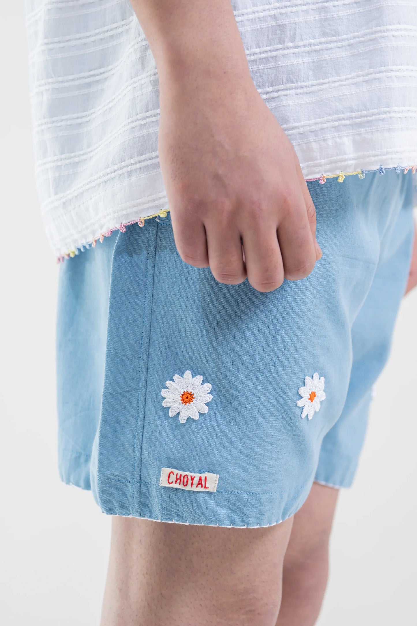 BLUE DAISY SHORTS
