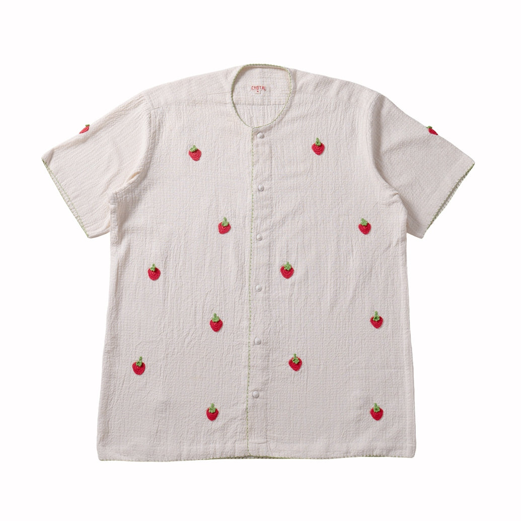 CROCHET BERRY BEAUTY SHIRT