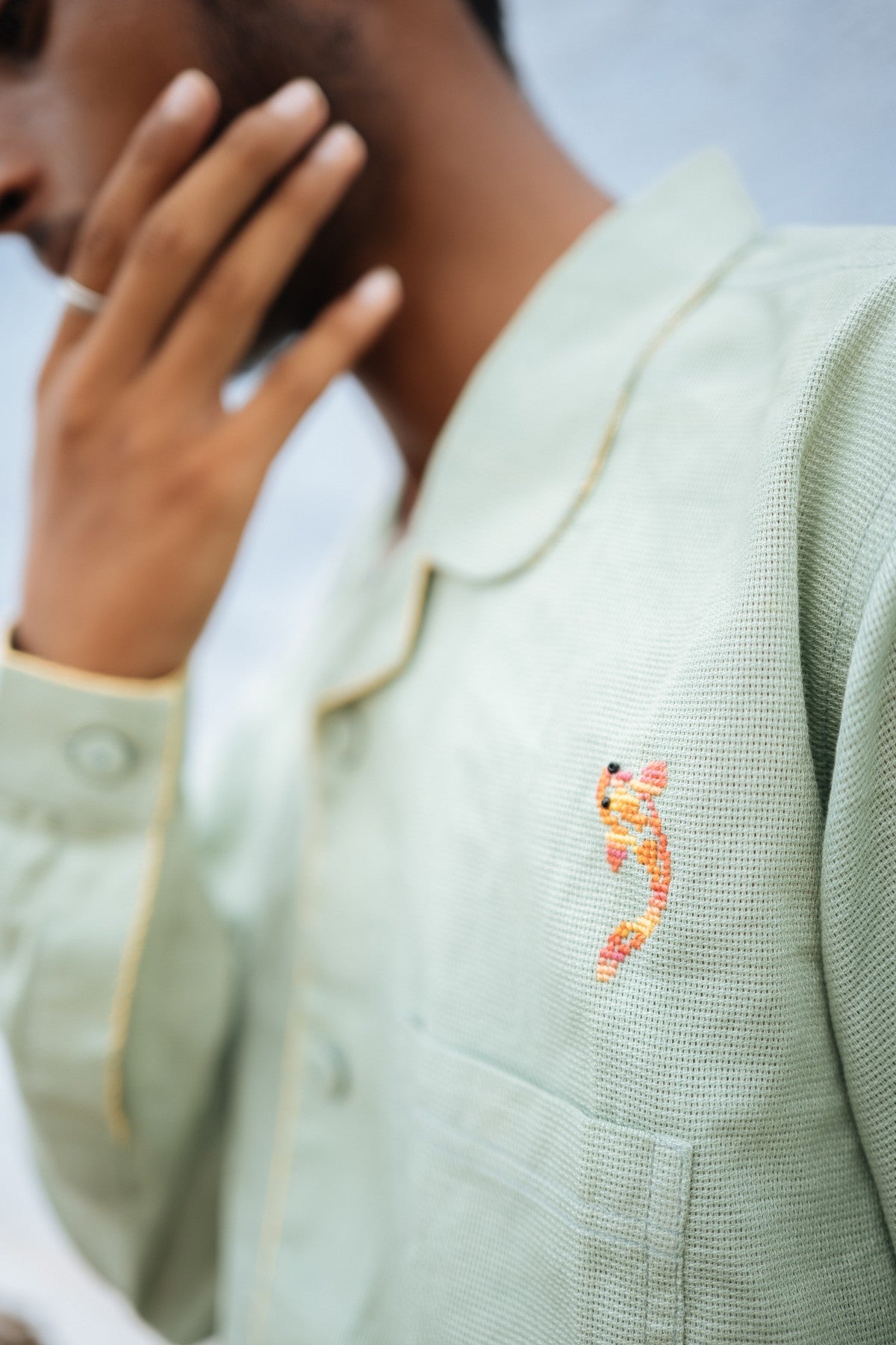 KOI AND THREAD SHIRT