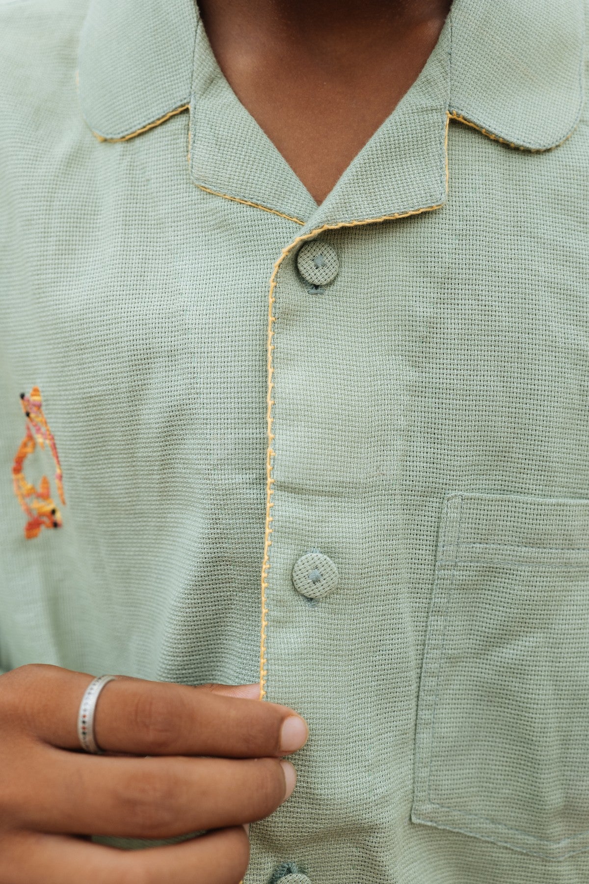 KOI AND THREAD SHIRT