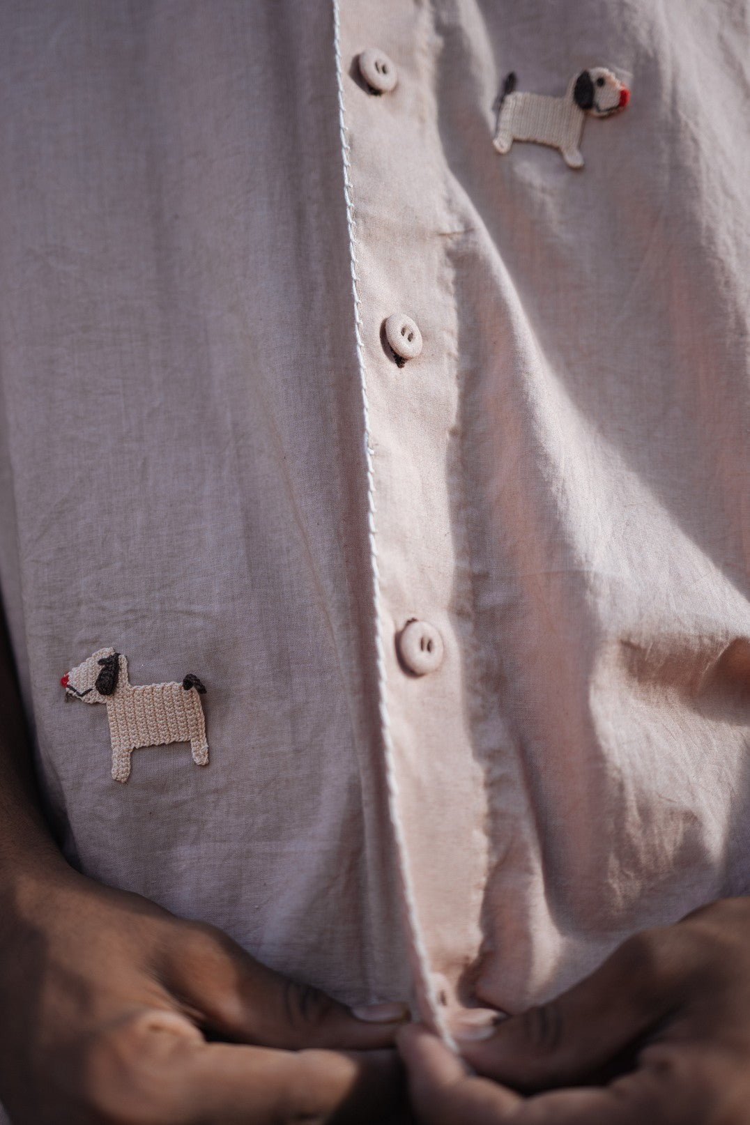 CROCHET POOCHES SHIRT