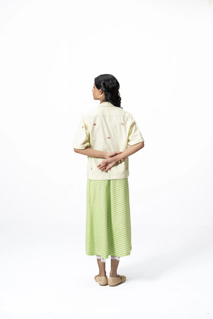 GARDEN STRIPE SKIRT