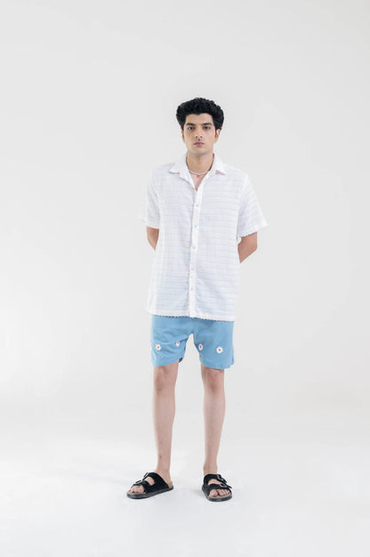 BLUE DAISY SHORTS