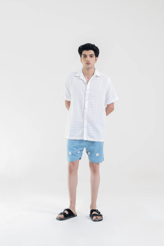 BLUE DAISY SHORTS