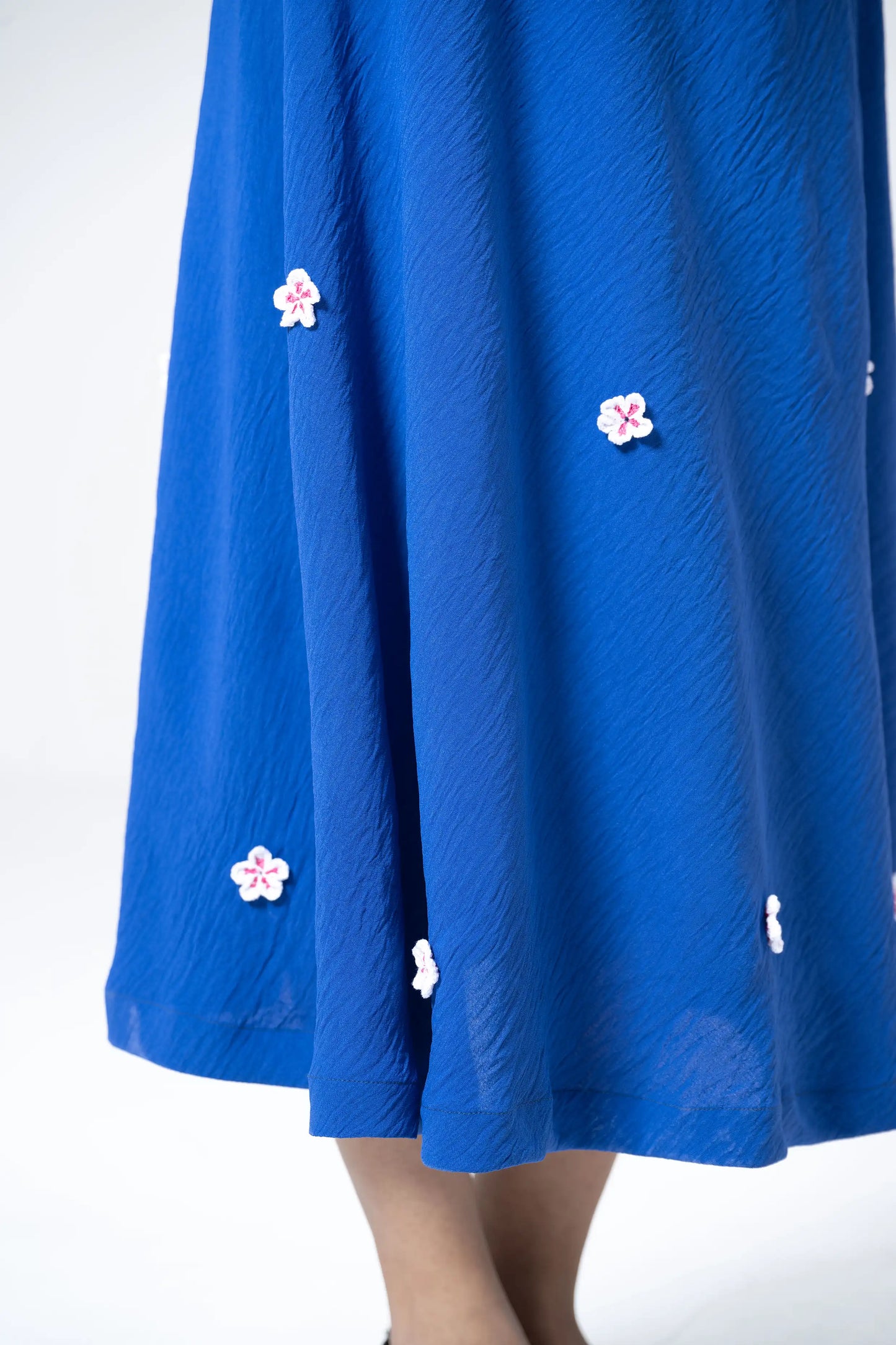 BLUE FLORA SKIRT