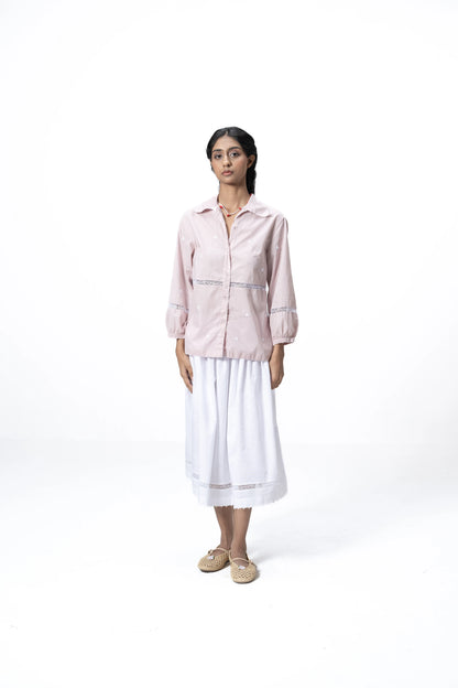 BLUSH PETAL SHIRT