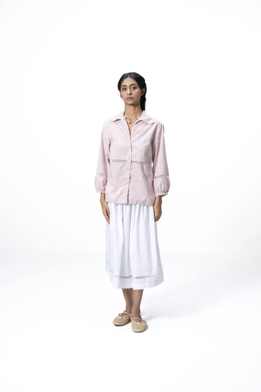 BLUSH PETAL SHIRT