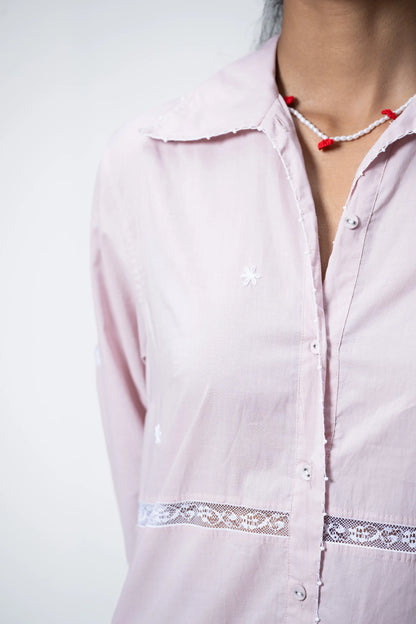 BLUSH PETAL SHIRT