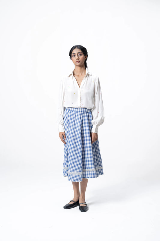 GINGHAM BREEZE SKIRT