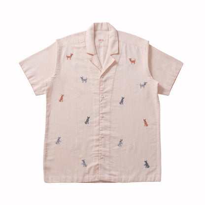 CROSS-STITCH DOG SHIRT