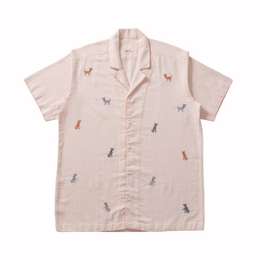 CROSS-STITCH DOG SHIRT