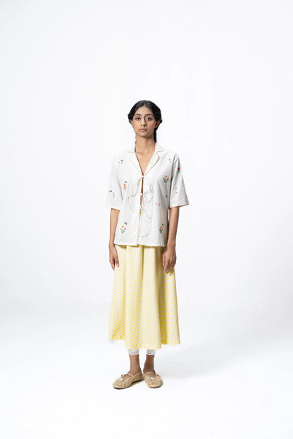 BUTTER BLOOM SKIRT