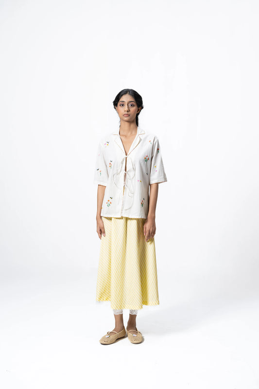 BUTTER BLOOM SKIRT