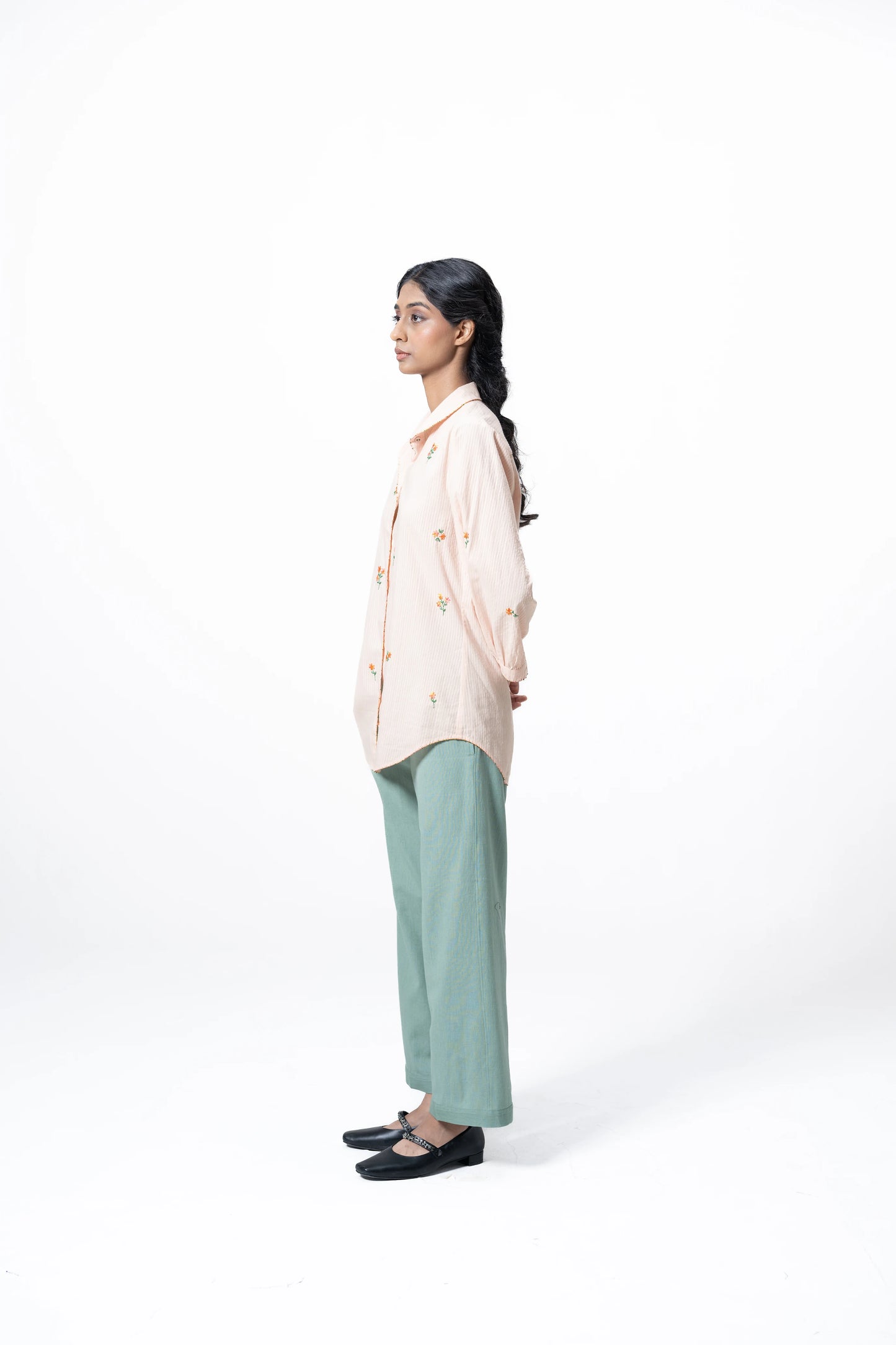 APRICOT BLOOM SHIRT