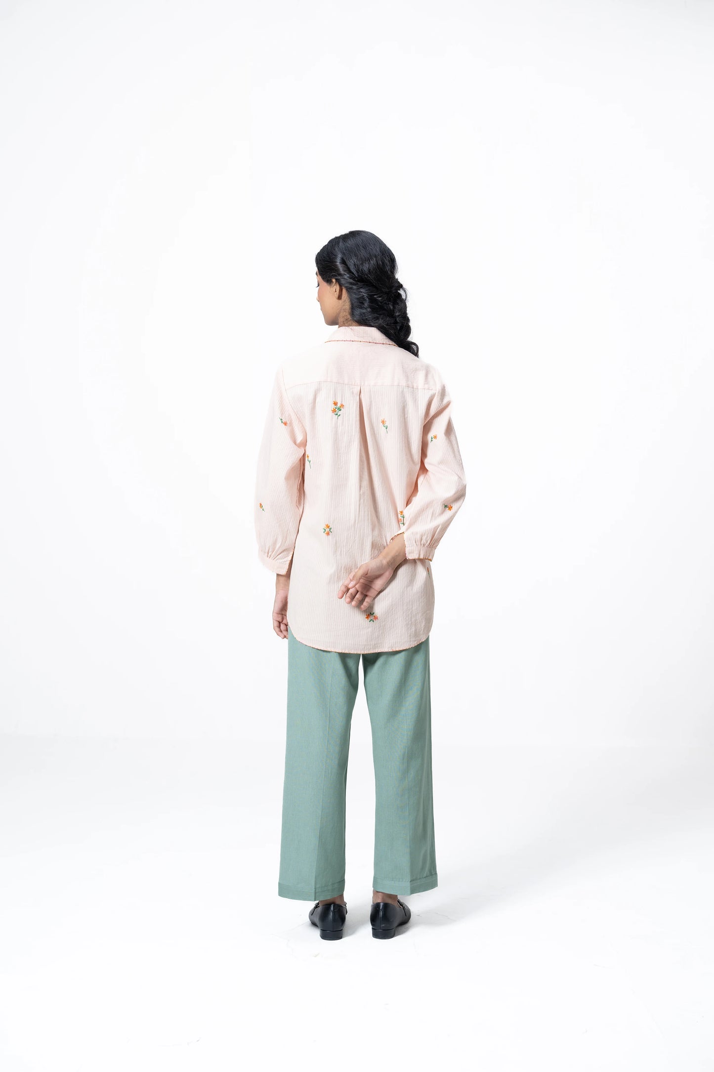 APRICOT BLOOM SHIRT