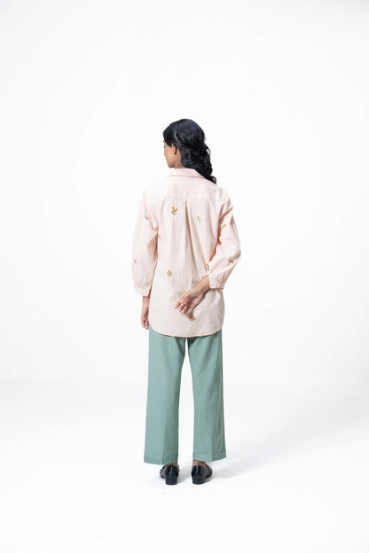 APRICOT BLOOM SHIRT
